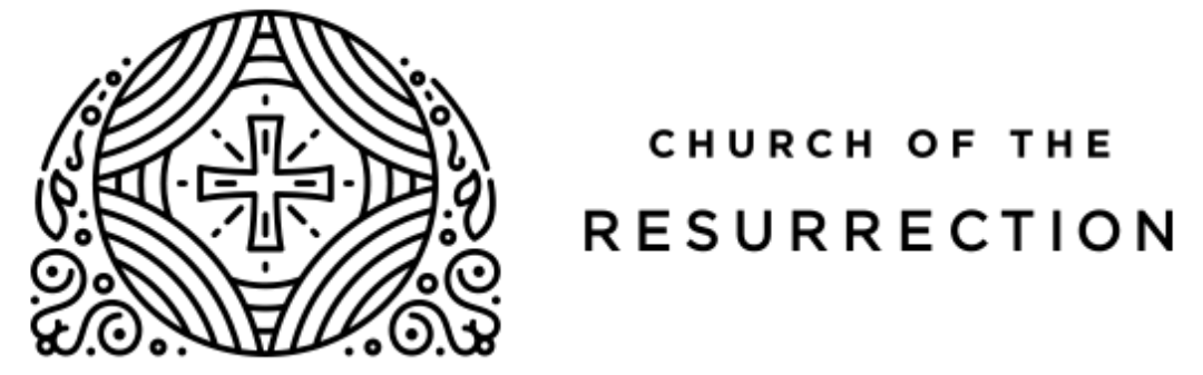 Church of the Resurrection Black Logo